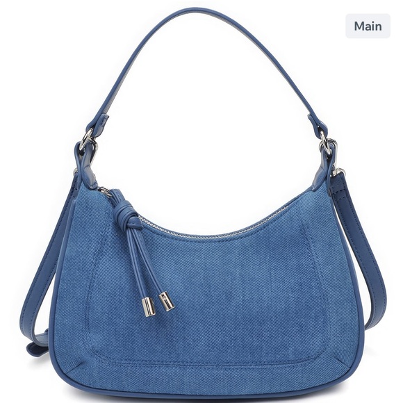 Luxury Loft Boutique Handbags - Fashion Denim Texture Shoulder Crossbody Bag